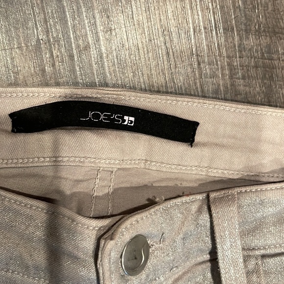 Joe’s jeans, waxy silver shimmer finish to them - Picture 4 of 6